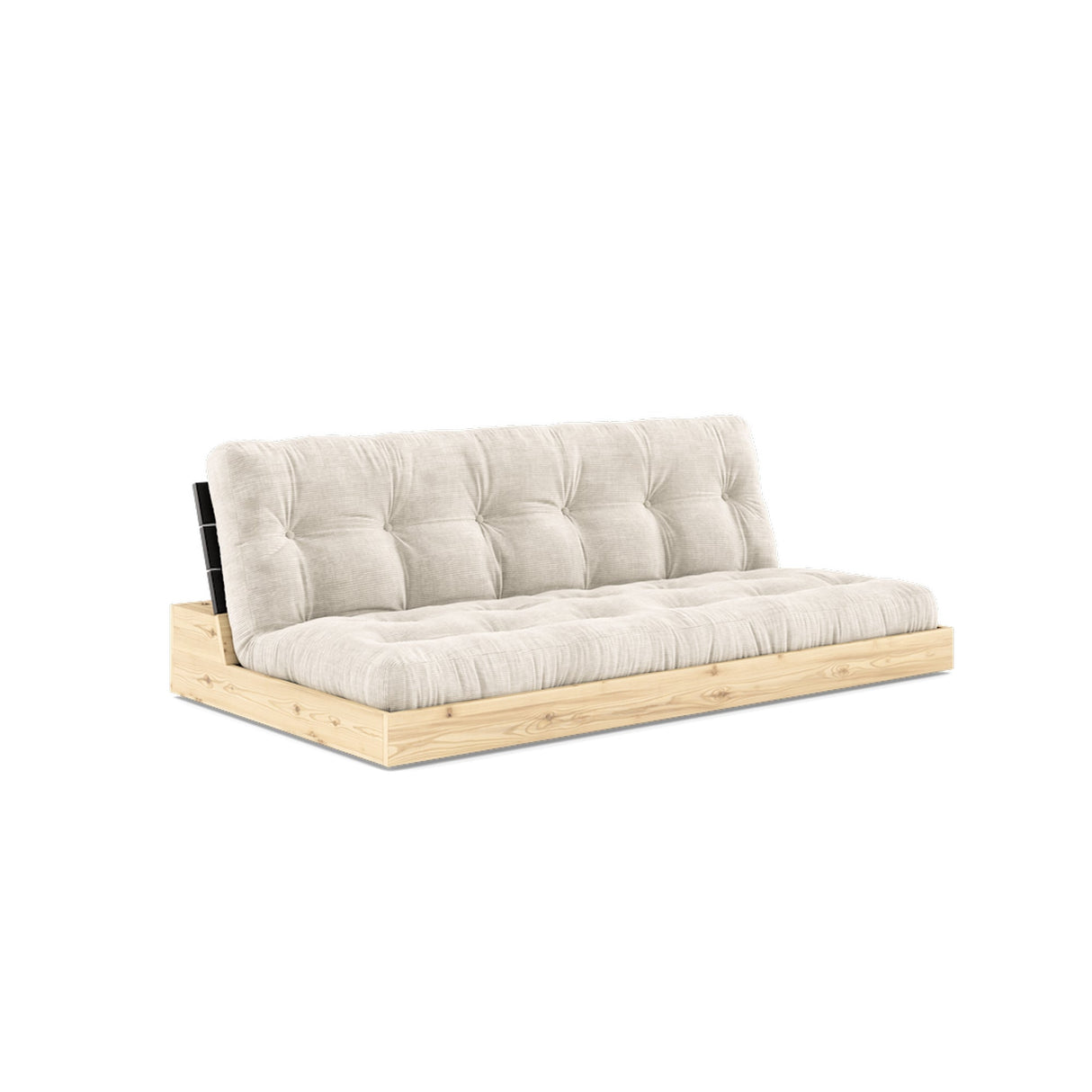 Base Sovesofa, Ivory/sort - UNOLIVING.COM