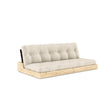 Base Sovesofa, Linen/sort - UNOLIVING.COM