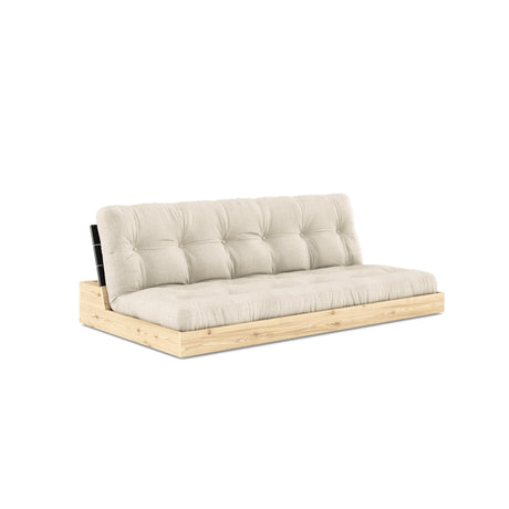 Base Sovesofa, Linen/sort - UNOLIVING.COM