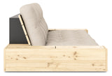 Base Sovesofa m. Sideboxes, Beige/natur - UNOLIVING.COM