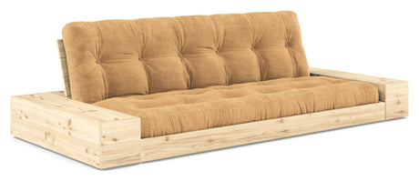 Base Sovesofa m. Sideboxes, Fudge Brown/natur - UNOLIVING.COM