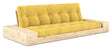 Base Sovesofa m. Sideboxes, Honey/natur - UNOLIVING.COM