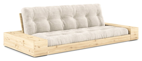 Base Sovesofa m. Sideboxes, Ivory/natur - UNOLIVING.COM