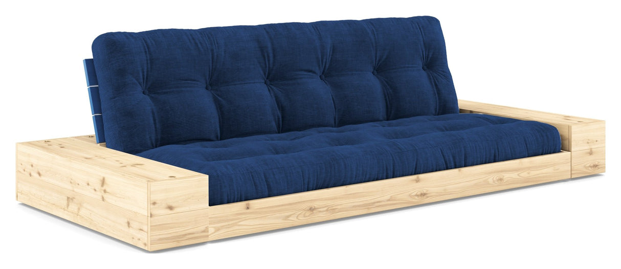 Base Sovesofa m. Sideboxes, Royal Blue - UNOLIVING.COM