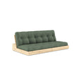 Base Sovesofa, Olive Green/natur - UNOLIVING.COM