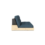 Base Sovesofa, Petrol Blue/sort - UNOLIVING.COM