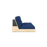 Base Sovesofa, Royal Blue/natur - UNOLIVING.COM