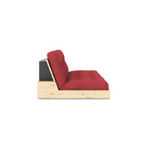 Base Sovesofa, Ruby Red/natur - UNOLIVING.COM