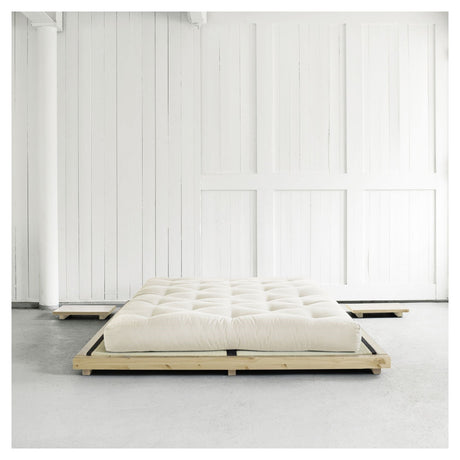 Basic Futon madras m. skumkerne, 120x200, Natur - UNOLIVING.COM