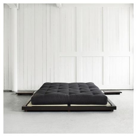 Basic Futon madras m. skumkerne, 200x200, Sort - UNOLIVING.COM