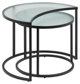 Bast Indskudsborde Metal/Glas - UNOLIVING.COM