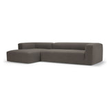 Kornum Sofa med chaiselong venstre, Taupe - Unoliving.com