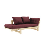 Beat, sovesofa, bordeux/natur - UNOLIVING.COM