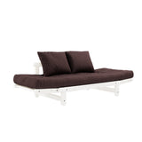 Beat, sovesofa, brown/hvid - UNOLIVING.COM