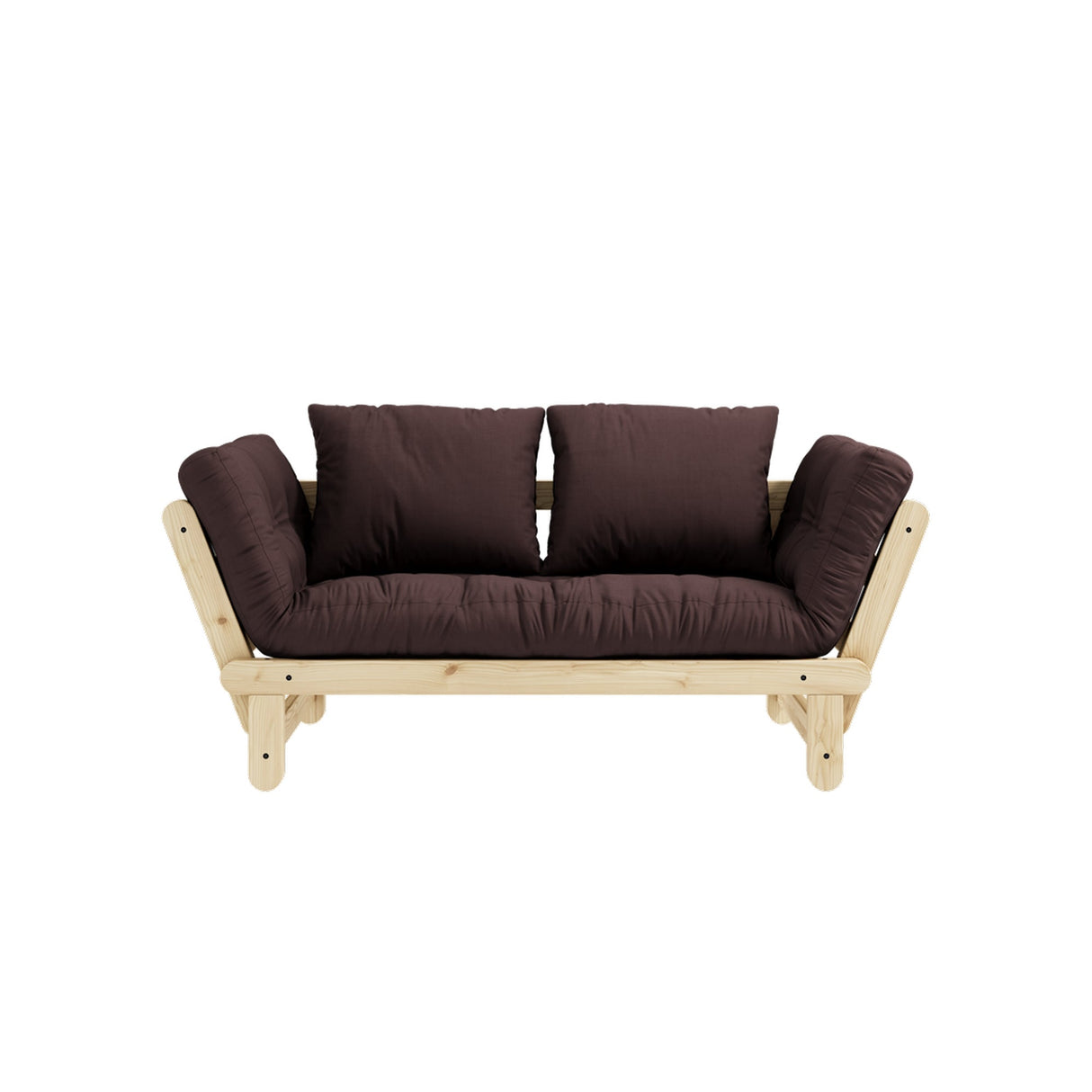 Beat, sovesofa, brown/natur - UNOLIVING.COM