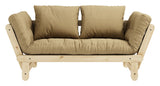 Beat Sovesofa, Fyrretræ/Beige - UNOLIVING.COM