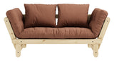 Beat Sovesofa, Fyrretræ/Brun - UNOLIVING.COM