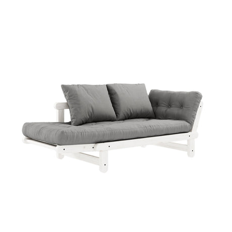 Beat, sovesofa, grå/hvid - UNOLIVING.COM