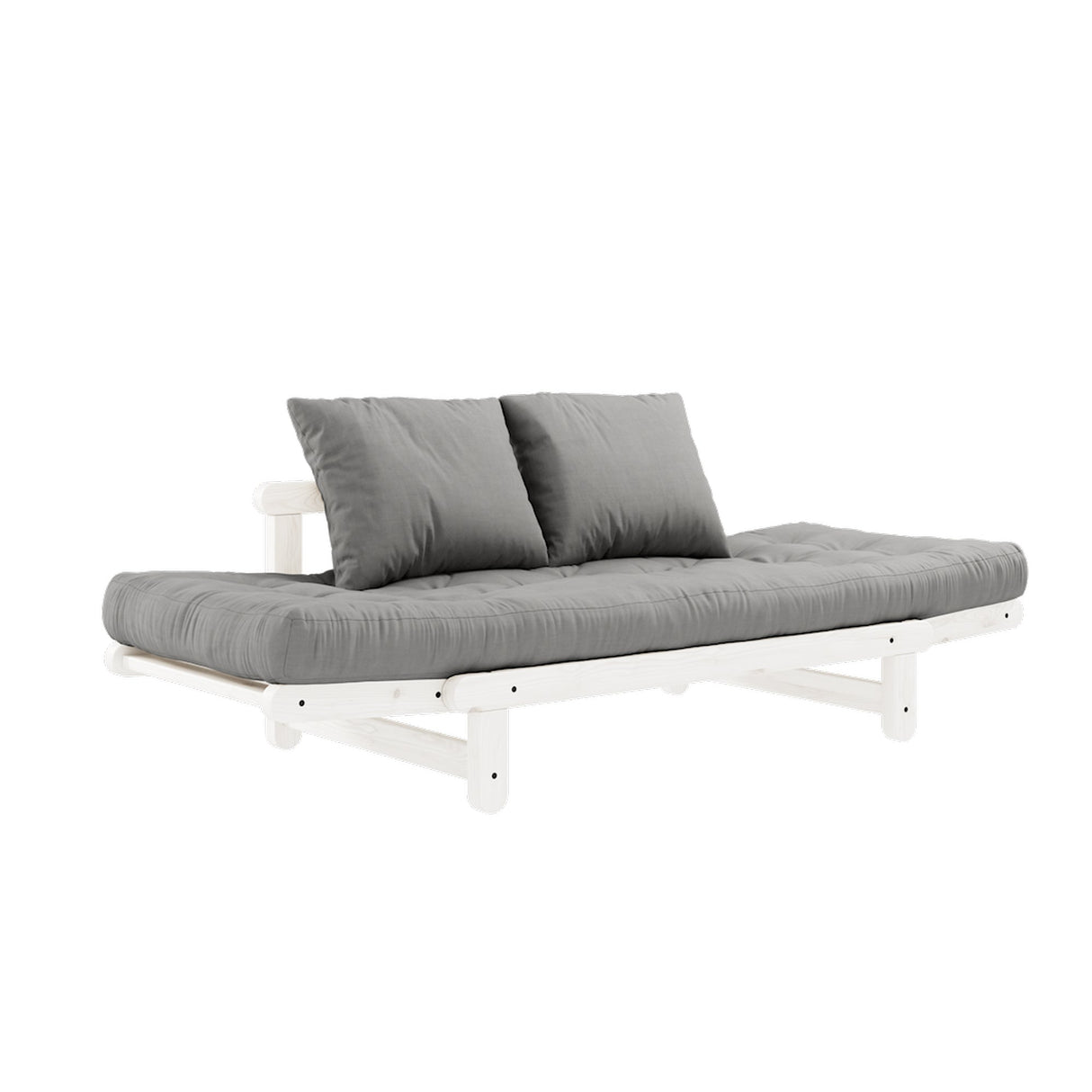 Beat, sovesofa, grå/hvid - UNOLIVING.COM