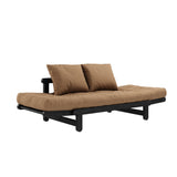 Beat, sovesofa, mocca/sort - UNOLIVING.COM