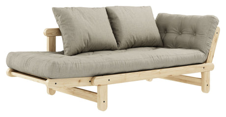 Beat Sovesofa, Natur, Fyrretræ/Linen - UNOLIVING.COM