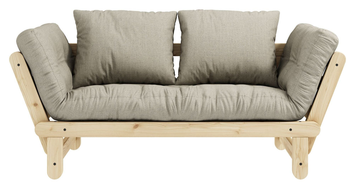 Beat Sovesofa, Natur, Fyrretræ/Linen - UNOLIVING.COM