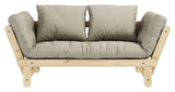 Beat Sovesofa, Natur, Fyrretræ/Linen - UNOLIVING.COM