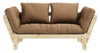 Beat Sovesofa, Natur, Fyrretræ/Mocca - UNOLIVING.COM