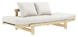 Beat Sovesofa, Natur, Fyrretræ/Offwhite - UNOLIVING.COM