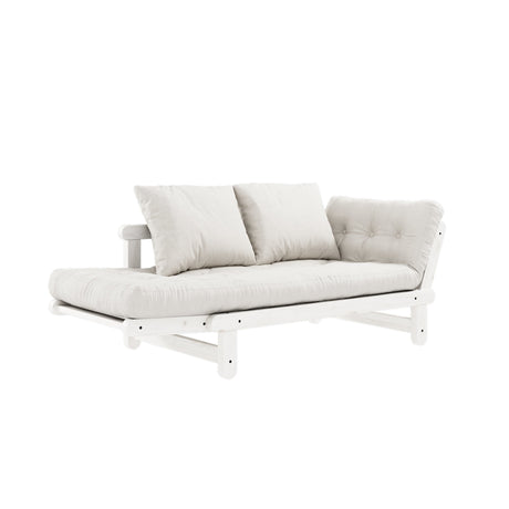 Beat, sovesofa, natur/hvid - UNOLIVING.COM