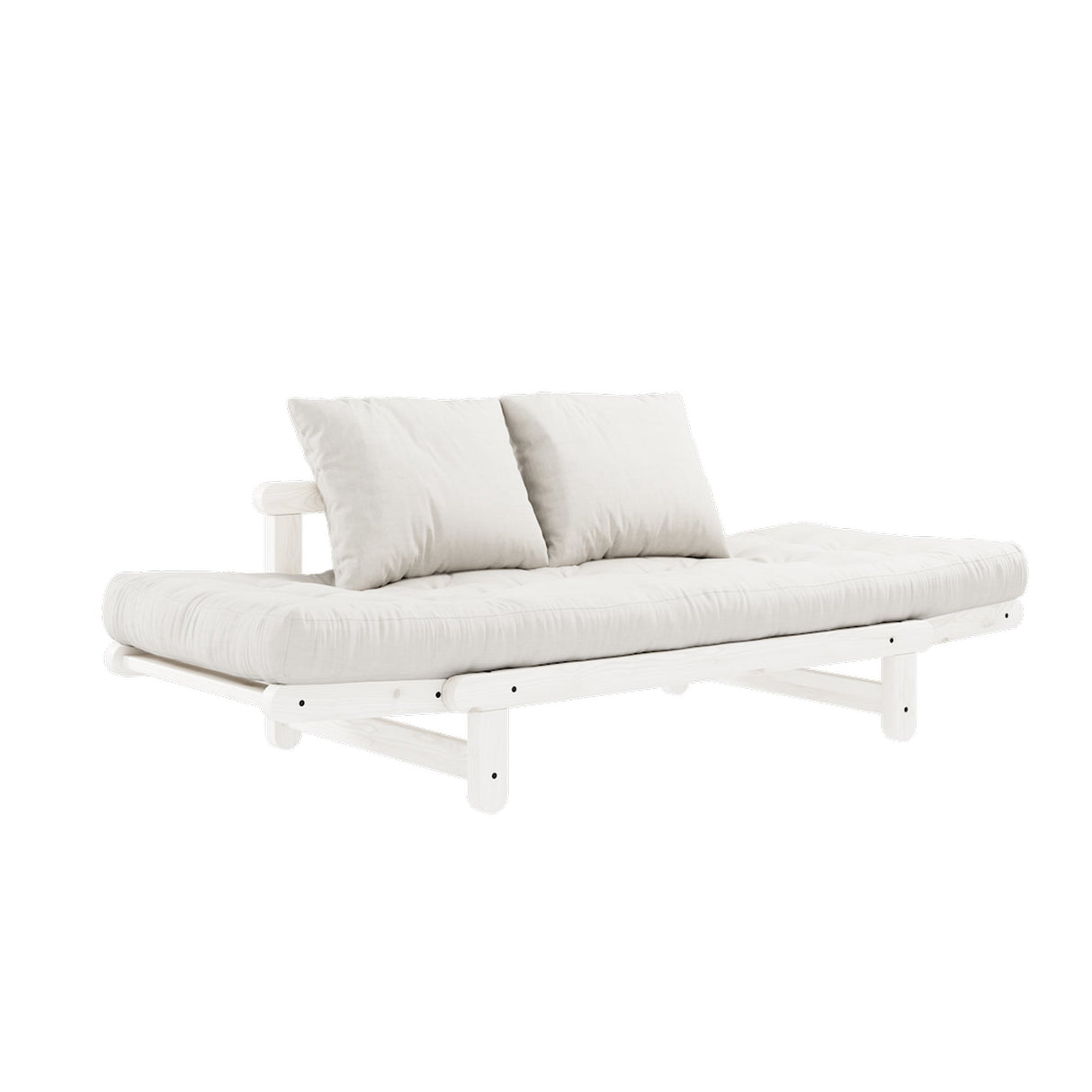 Beat, sovesofa, natur/hvid - UNOLIVING.COM