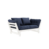 Beat, sovesofa, navy/hvid - UNOLIVING.COM