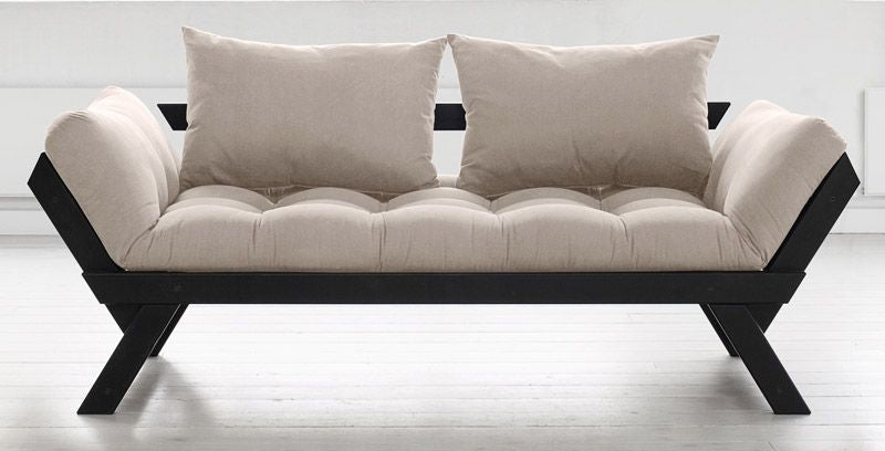 Bebop Sovesofa Beige/Sort - UNOLIVING.COM