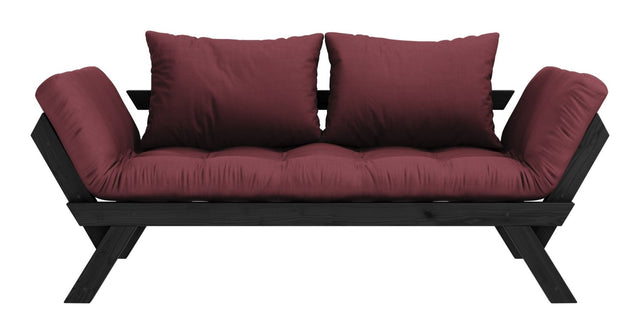 Bebop Sovesofa Bordeaux/Sort - UNOLIVING.COM