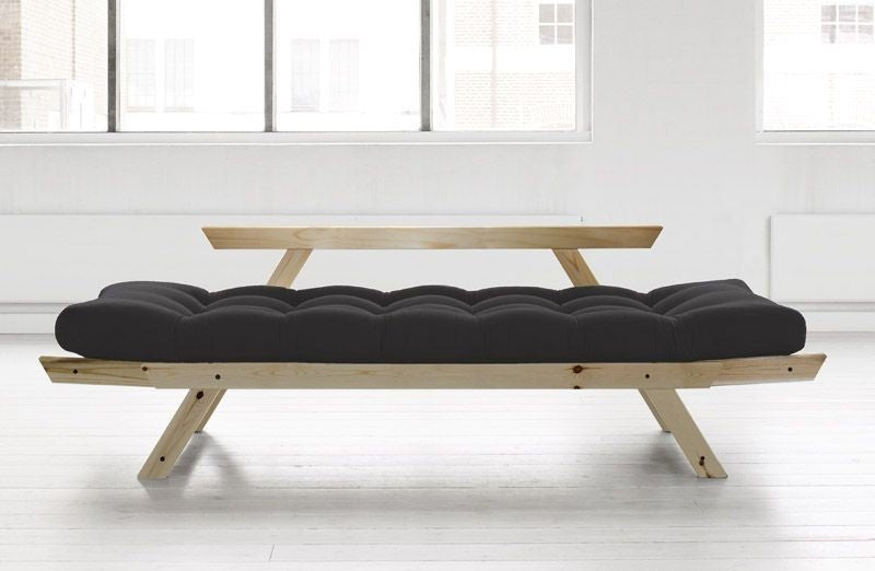 Bebop Sovesofa Dark Grey/Natur - UNOLIVING.COM