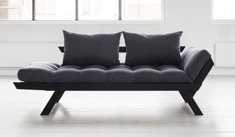 Bebop Sovesofa Dark Grey/Sort - UNOLIVING.COM