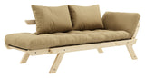 Bebop Sovesofa, Fyrretræ/Beige - UNOLIVING.COM