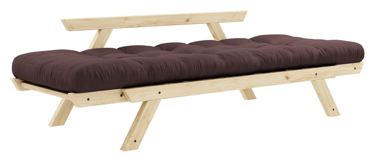 Bebop Sovesofa, Fyrretræ/Brun - UNOLIVING.COM