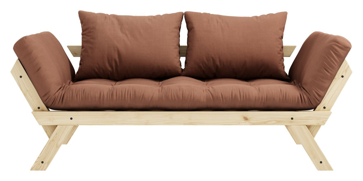 Bebop Sovesofa, Fyrretræ/Ler brun - UNOLIVING.COM