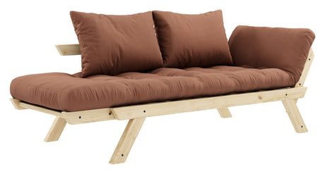 Bebop Sovesofa, Fyrretræ/Ler brun - UNOLIVING.COM