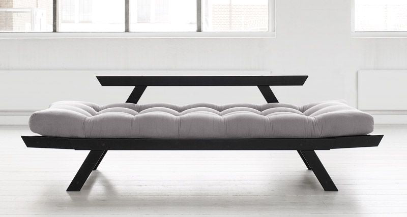 Bebop Sovesofa Grey/Sort - UNOLIVING.COM