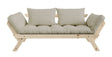 Bebop Sovesofa, Linen/Natur - UNOLIVING.COM