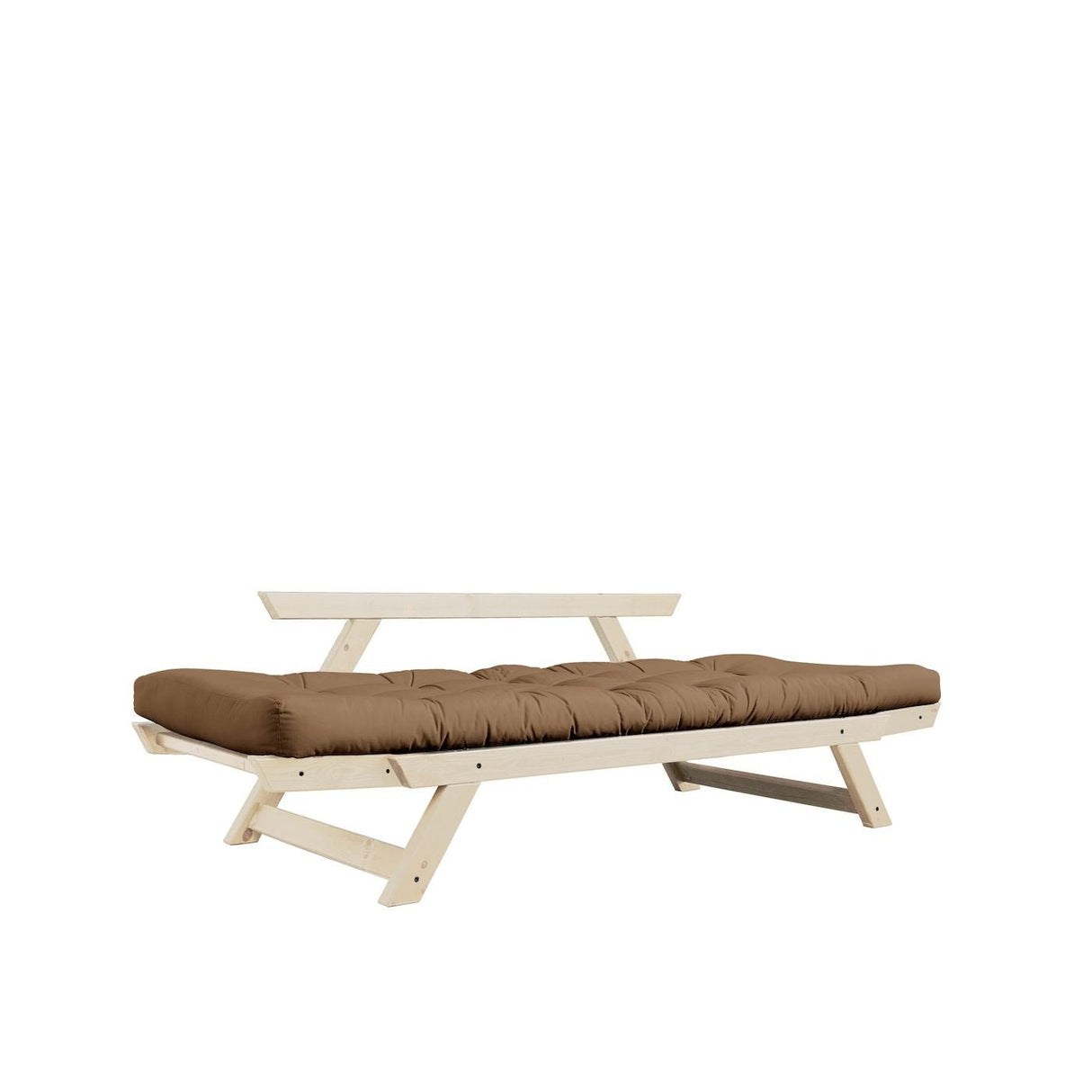 Bebop Sovesofa, Mocca/Natur - UNOLIVING.COM