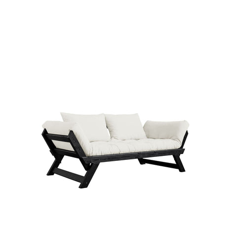 Bebop Sovesofa, Offwhite/Sort Fyrretræ - UNOLIVING.COM