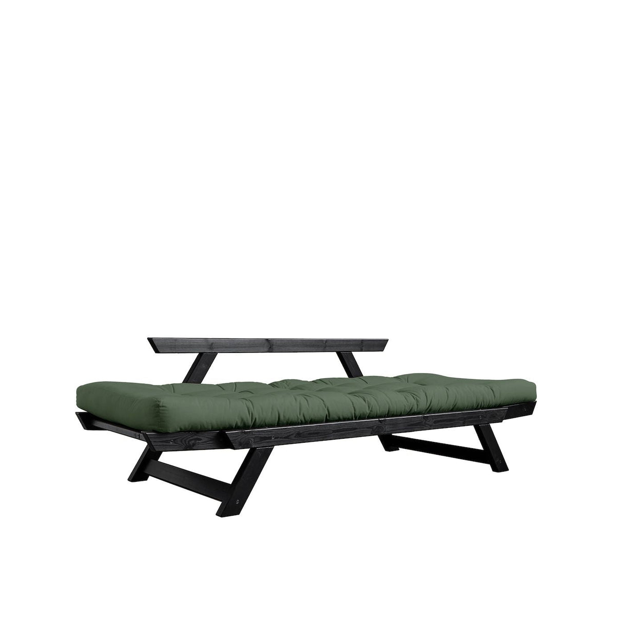 Bebop Sovesofa, Olive Green/Sort - UNOLIVING.COM