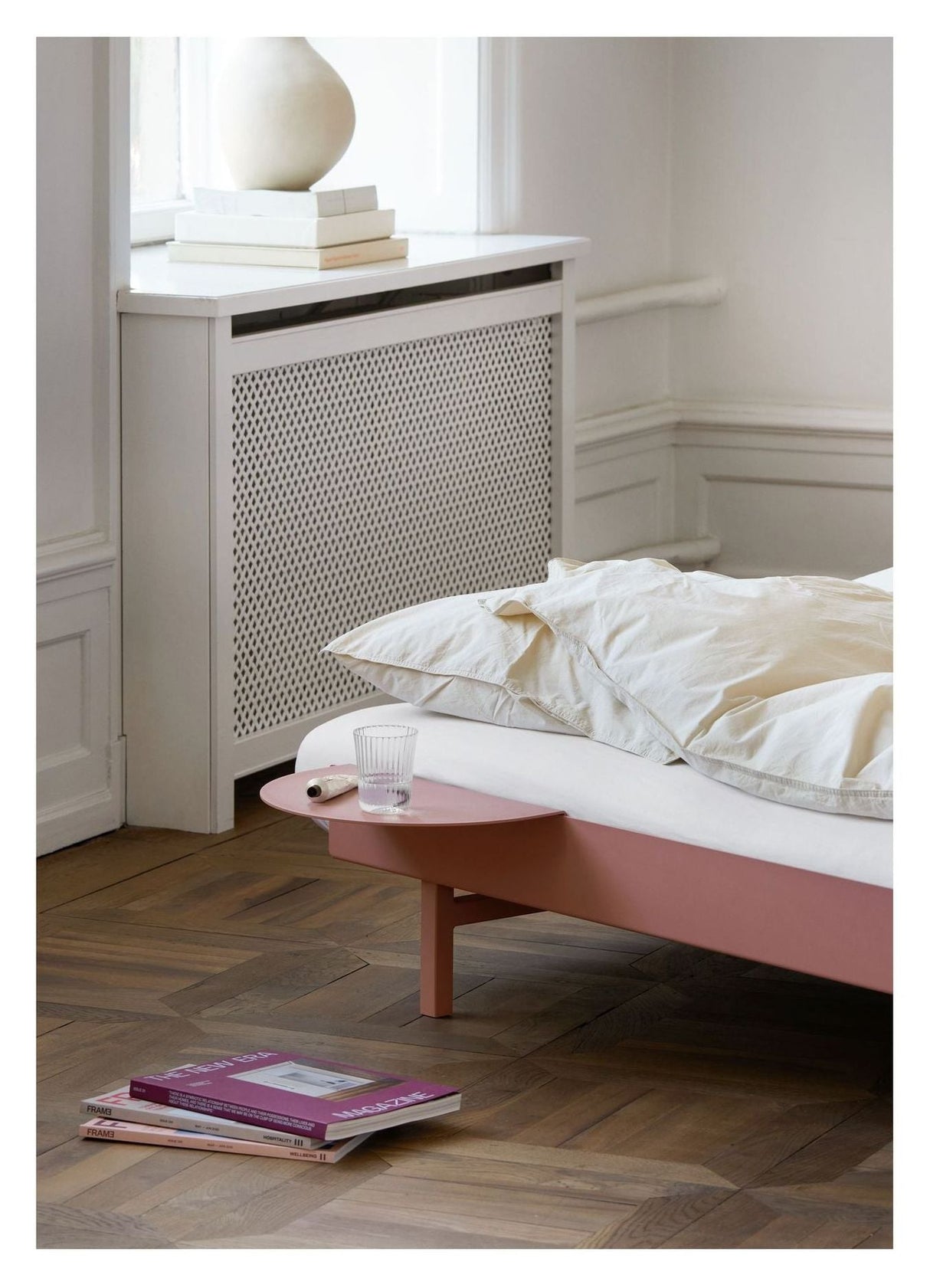 Bed Sengeramme, 90 - 180 cm, Dusty Rose - UNOLIVING.COM