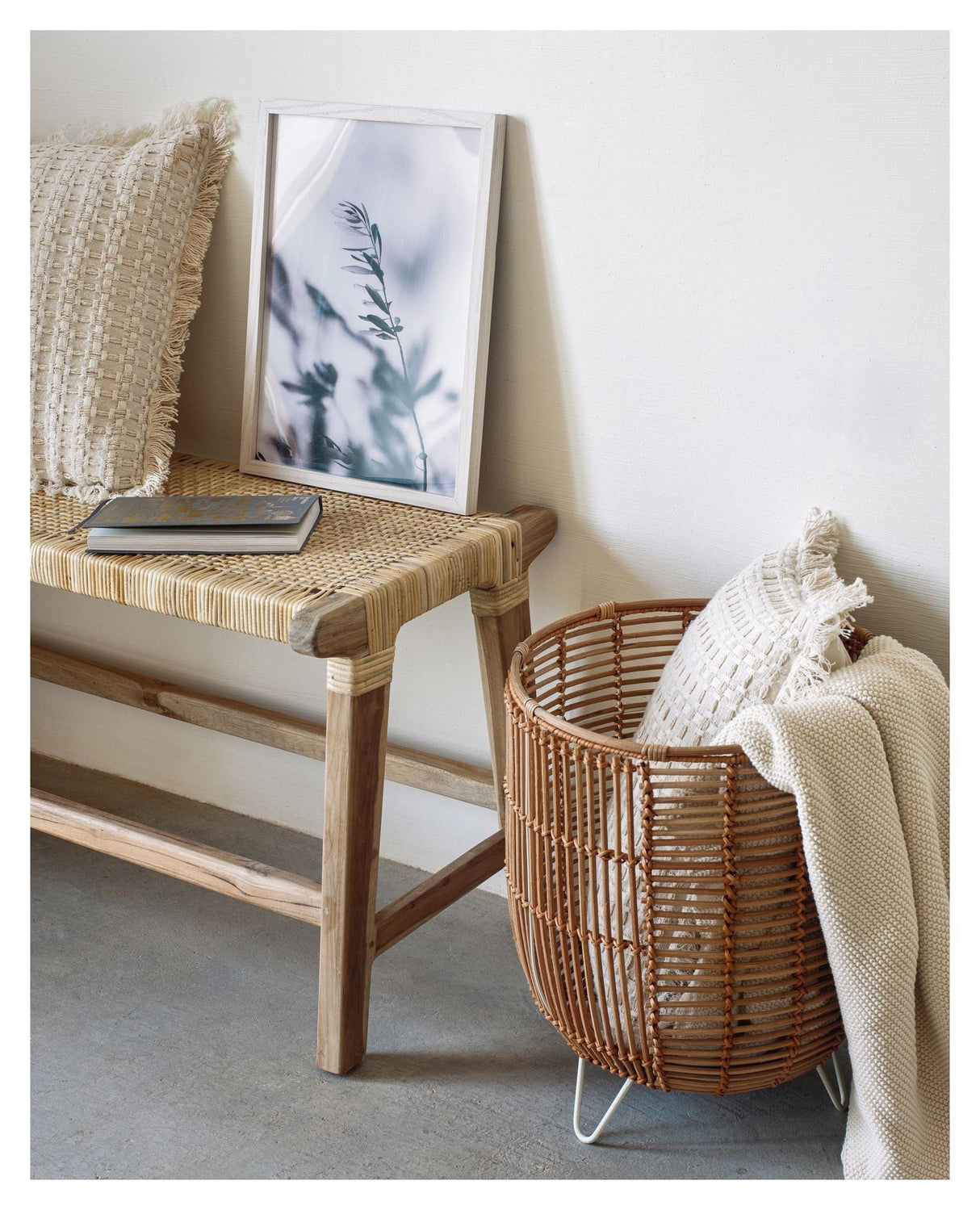 Beida Bænk - Massiv Teak, B120 - UNOLIVING.COM