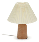 Benicarlo Bordlampe, Beige - UNOLIVING.COM