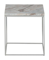 Mellow Sidebord, Marmor, 40x40 - Unoliving.com