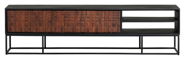 Nuts Tvbord - Valnødde finish/Sort - Unoliving.com